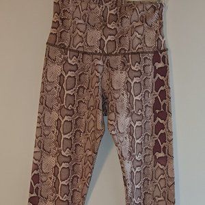 Onzie  High Rise (Full Length )Leggings in Python Print  S/M